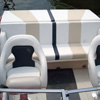 Cockpit upholstery on a 24' Donzi