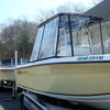 Enclosure on a 22' Angler